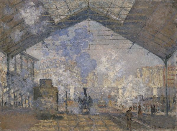 The Saint-Lazare Station, 1877