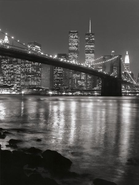 Brooklyn Bridge with World Trade Center