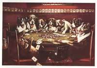 Dogs Playing Poker