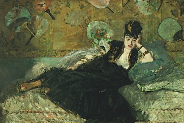 La Dame aux Eventails - Nina de Callias, 1873-74