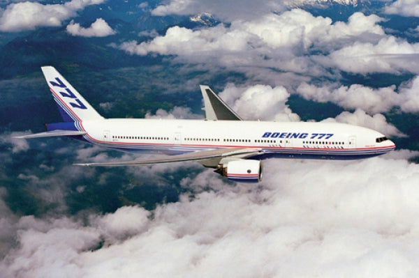 Airplane Boeing 777-200 In Flight
