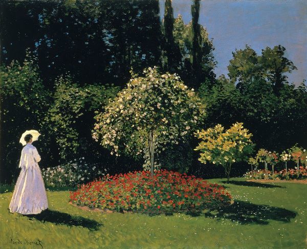 Woman in the Garden, Sainte-Adresse, 1867