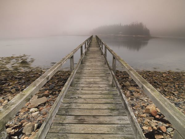 Footbridge to the Island