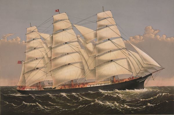 Clipper Ship â€œThree Brothersâ€, ca. 1875