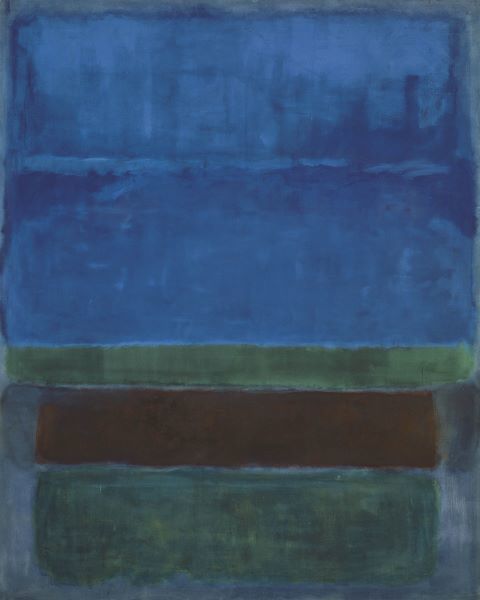 Untitled, 1952 (Blue, Green, and Brown)