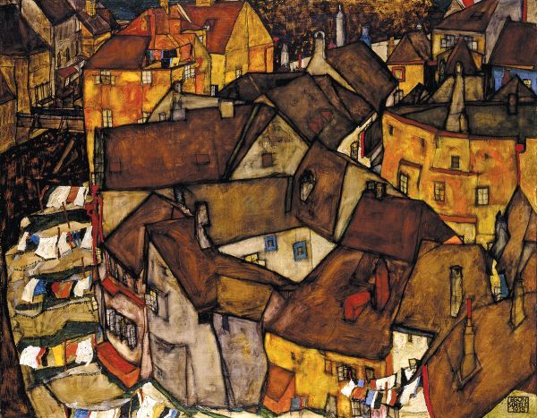 Crescent of Houses (The Small City V), 1915