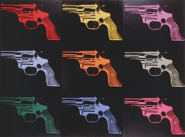 Gun, c. 1982 (many/rainbow)