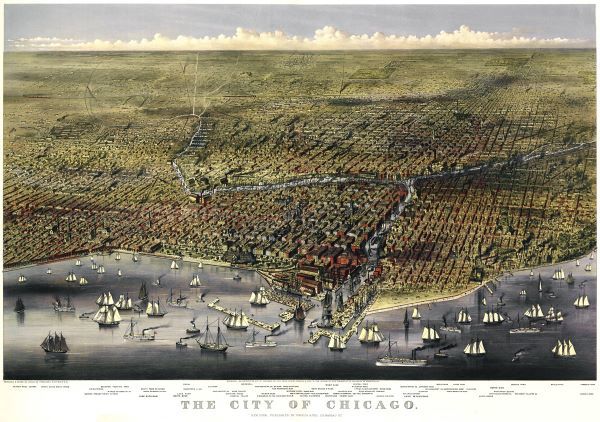 The City of Chicago, Illinois, 1874