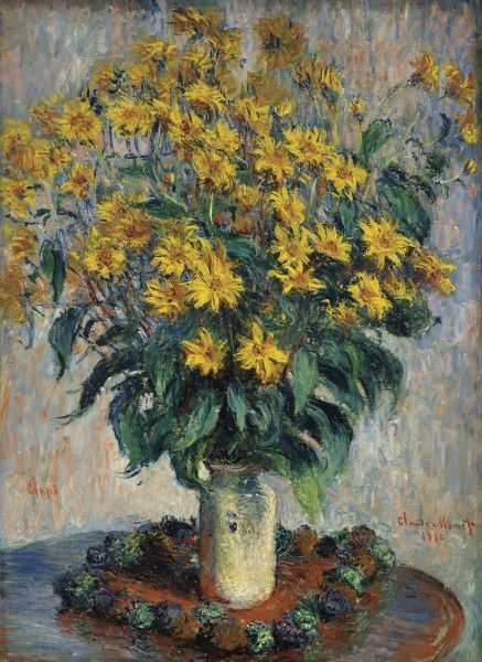 Jerusalem Artichoke Flowers, 1880