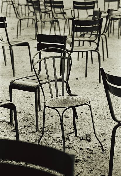 Empty Chair in the Luxembourg Garden