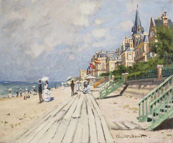 Beach at Trouville, 1870