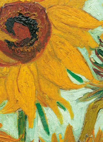 Vase with Twelve Sunflowers (detail)