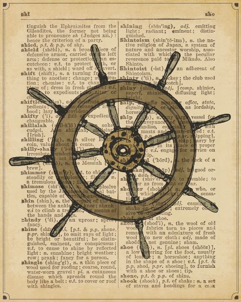 Nautical Series - Ship Wheel