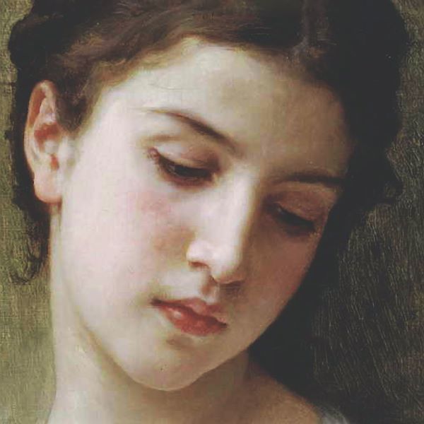 Head Study of a Young Girl (detail)