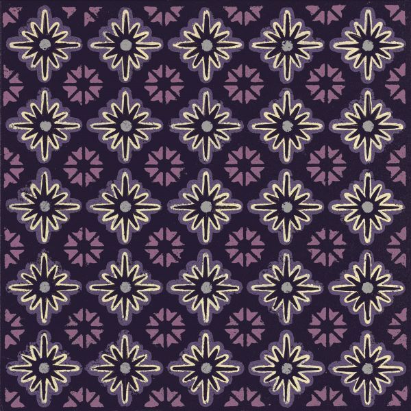 Moroccan Twelve Point Star (Purple)