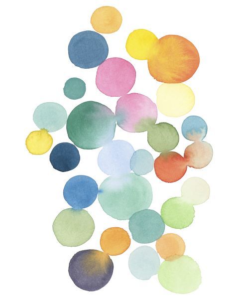 Series Colored Dots No. III