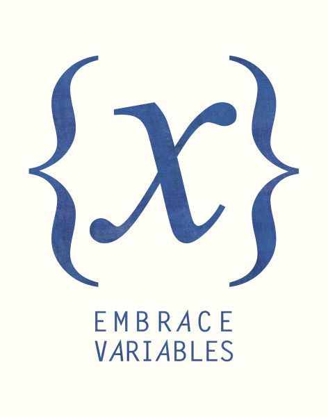 Embrace Variables