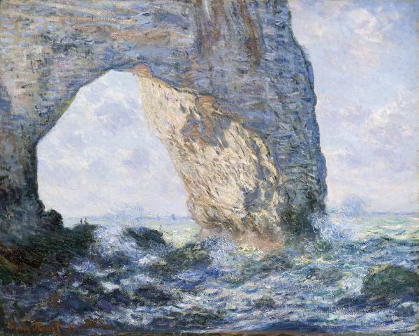 La Manneporte (Etretat), 1883