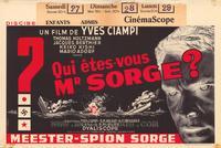 Who Are You, Mr. Sorge?