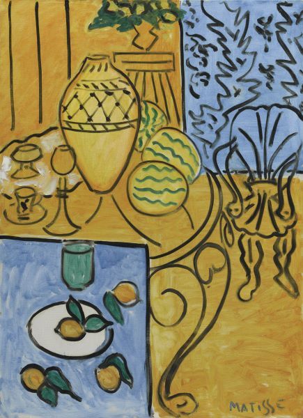 Interior in Yellow and Blue, 1946