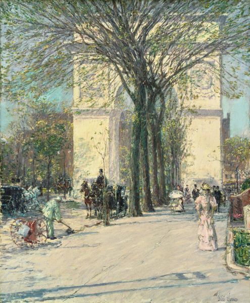 Washington Arch, Spring, 1890