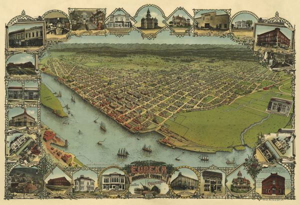 Map of Eureka, California, 1902