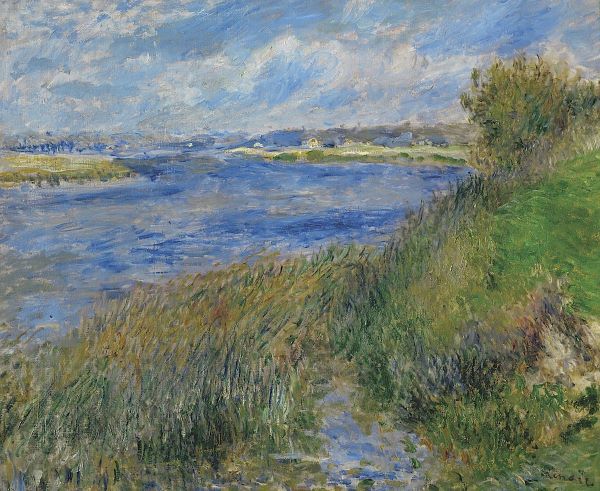 La Seine a Champrosay - Banks of the Seine River at Champrosay, 1876