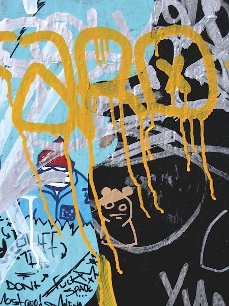 Yellow Aqua Graffiti 1