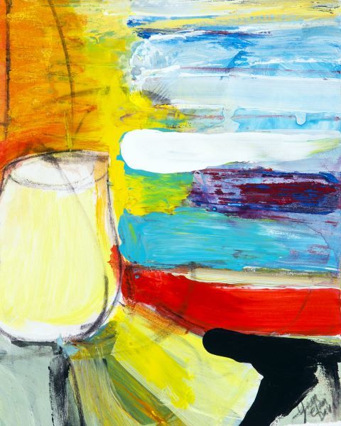 Small Pot by the Painted Sea