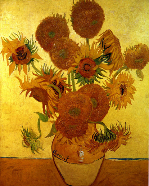 Sunflowers on Gold, 1888