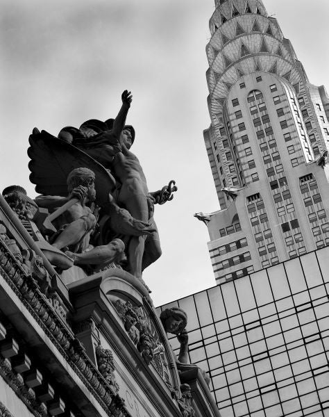 Mercury Statue and Chrysler Building