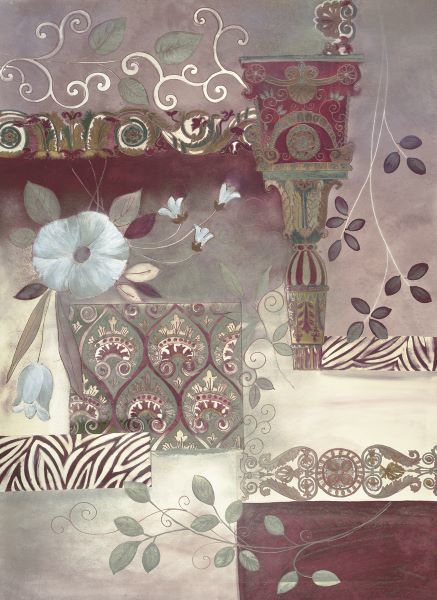 Plum Paisley