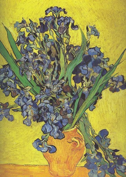 Irises in Vase