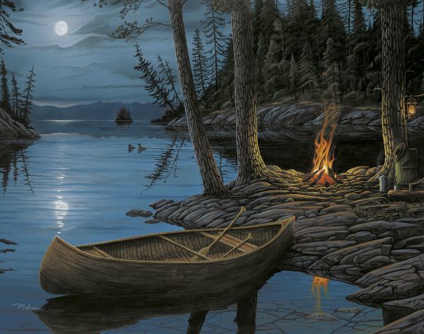 Camp Fire Canoe