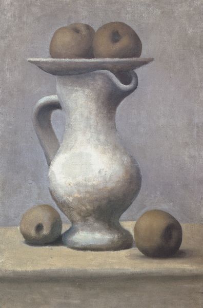 Still Life with Pitcher and Apple