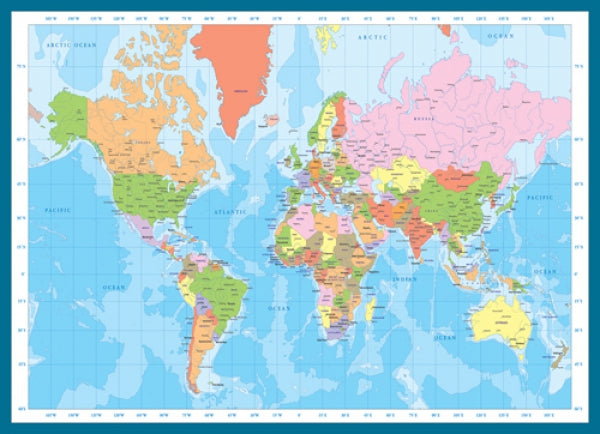Modern Map of the World