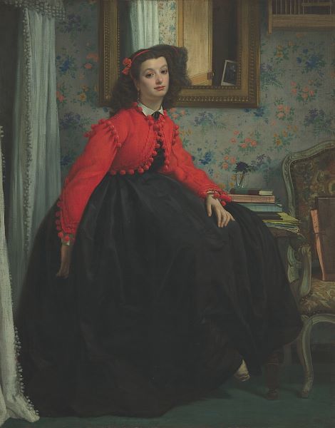 Portrait of Mademoiselle, called Girl with Red Vest, February 1864