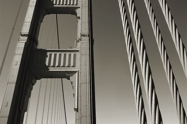 Golden Gate Bridge and Cables