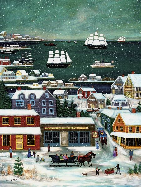 Winter in Nantucket Harbor