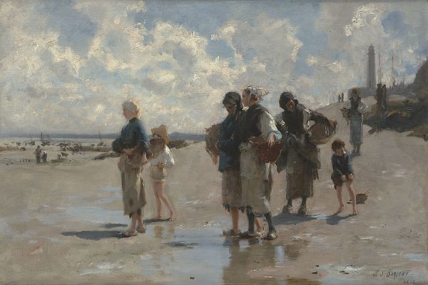 Fishing for Oysters at Cancale, 1878