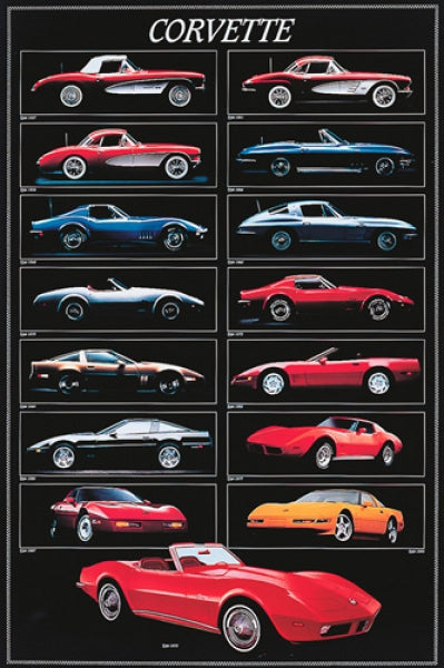 Corvette - 15 Models On Chart