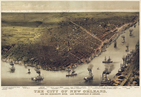 The City of New Orleans, Louisiana, 1885