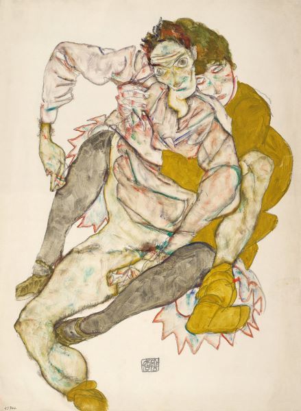 Seated Couple, 1915