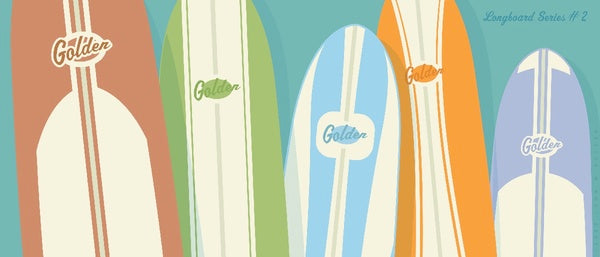 Longboards Surfboard print No. 2