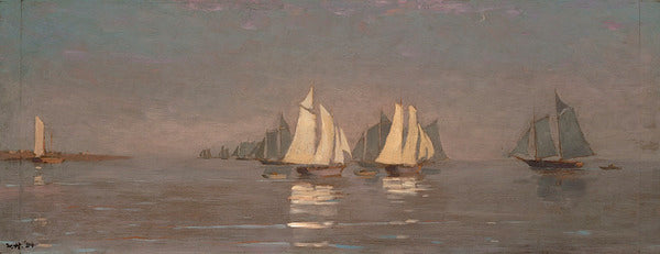 Gloucester, Mackerel Fleet at Dawn, 1884