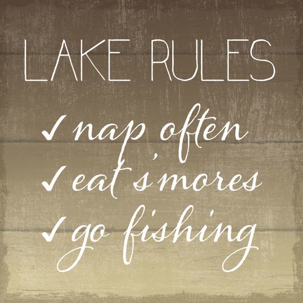 Lake Rules