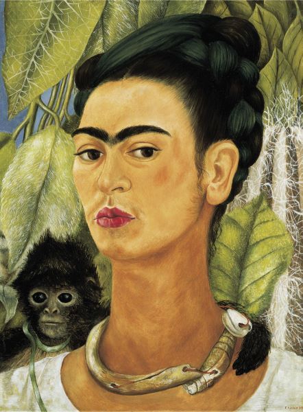 Self-Portrait with Monkey, 1938