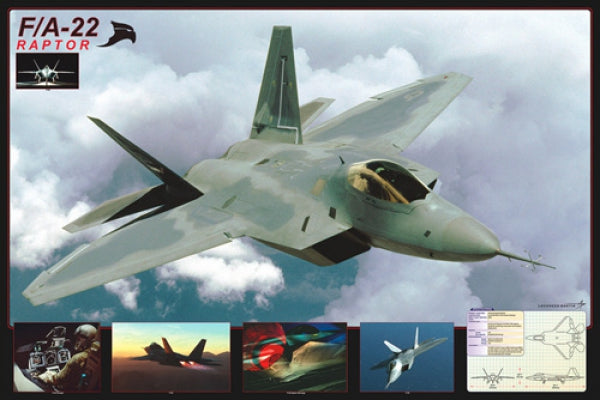 Airplane Raptor F/A-22