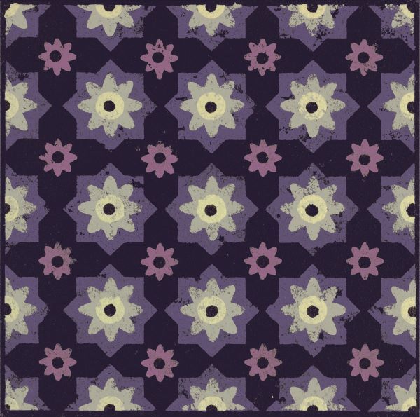 Moroccan Star Flower (Purple)