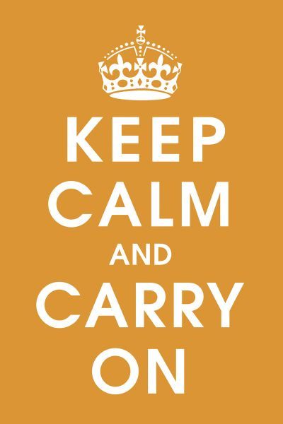 Keep Calm (orange)